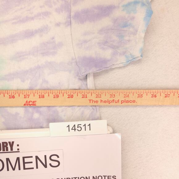 Def Leppard Band Graphic Short Sleeve T Shirt Womens Size Large L Tie Dye - Picture 7 of 9